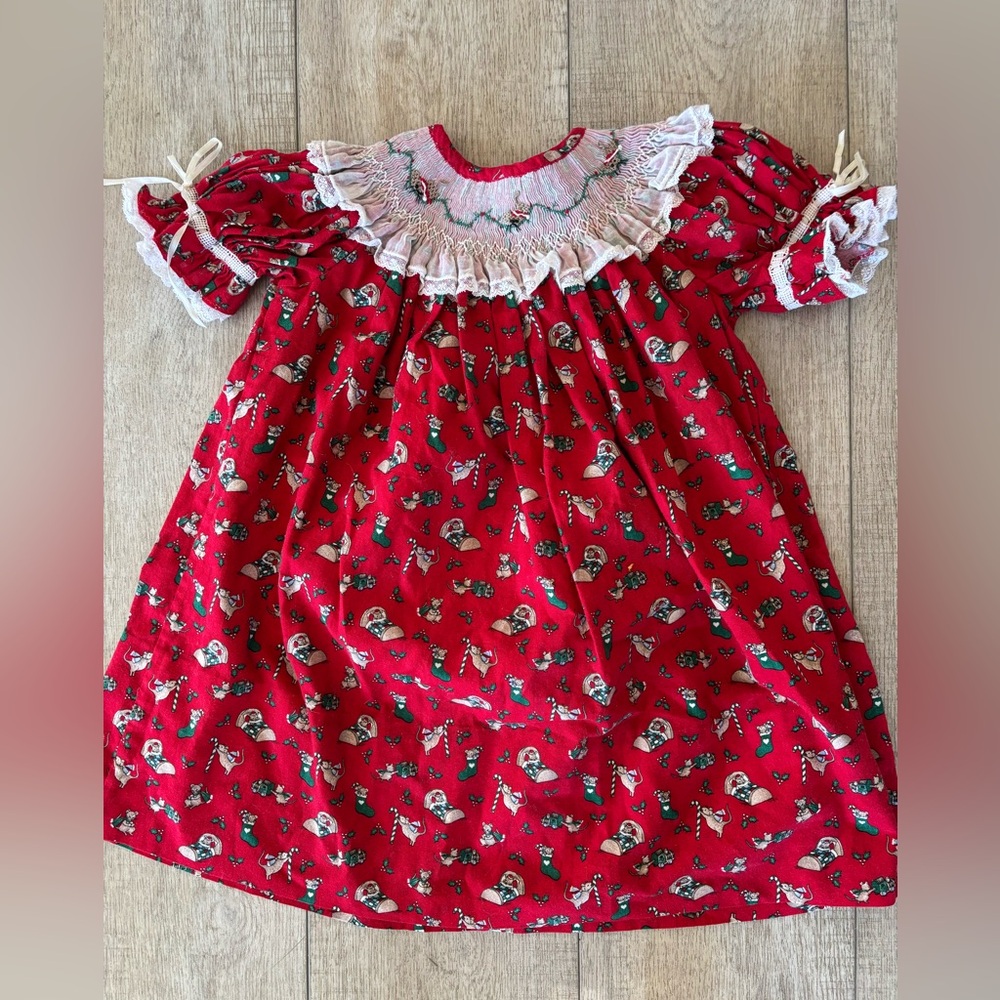 Vintage Handmade Christmas Dress